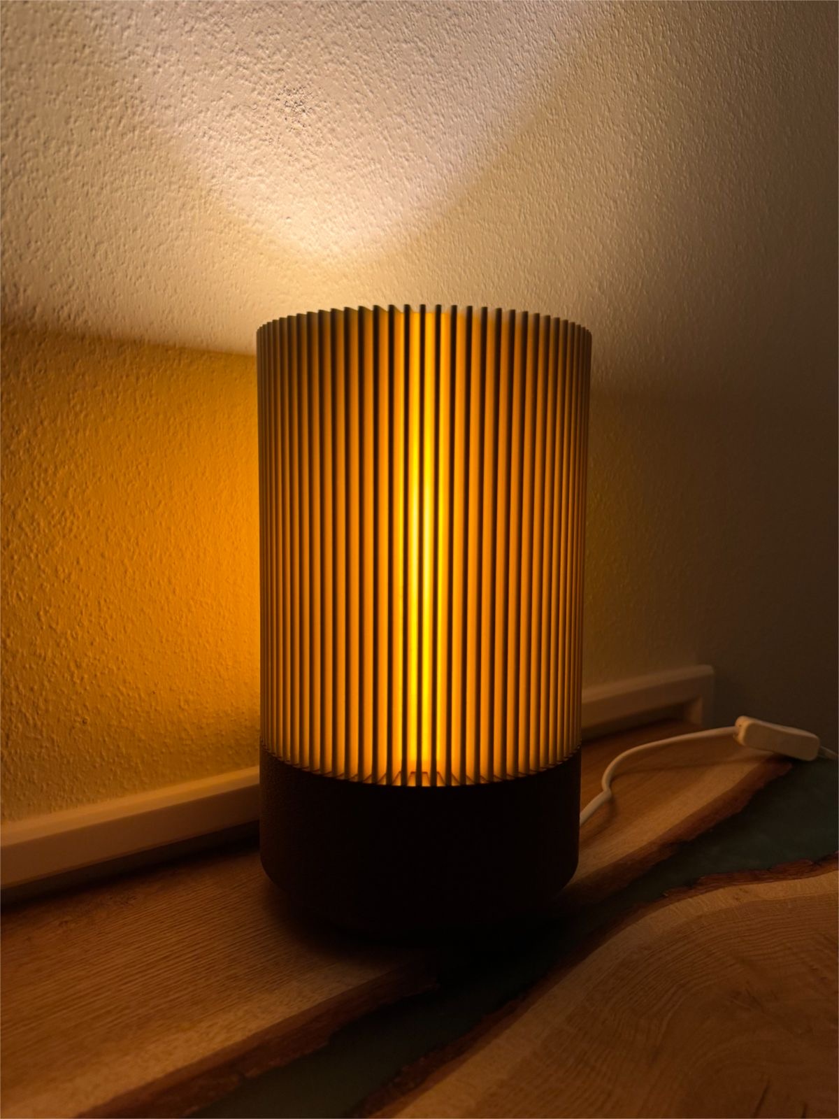 Glow Ribbed Table Lamp