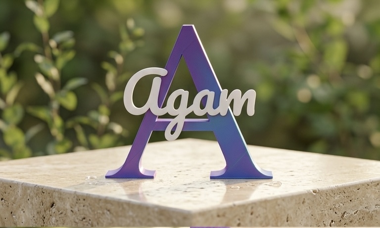Personalized Letter Name Stand